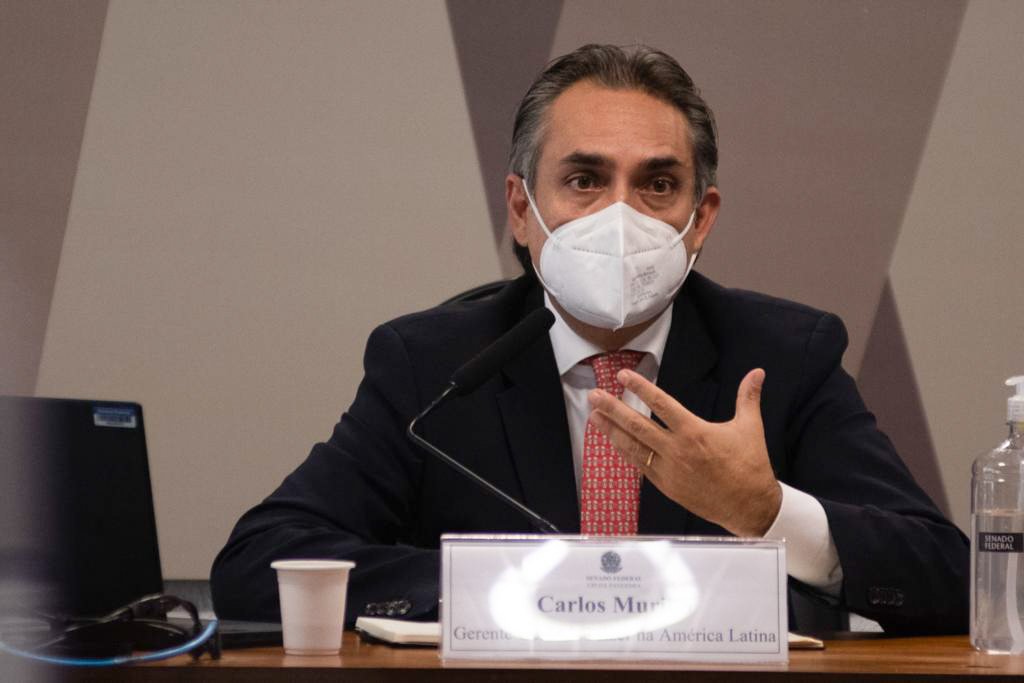 Depoimento do gerente-geral da Pfizer na América Latina, Carlos Murillo para a Comissão da Cpi da Covid 2