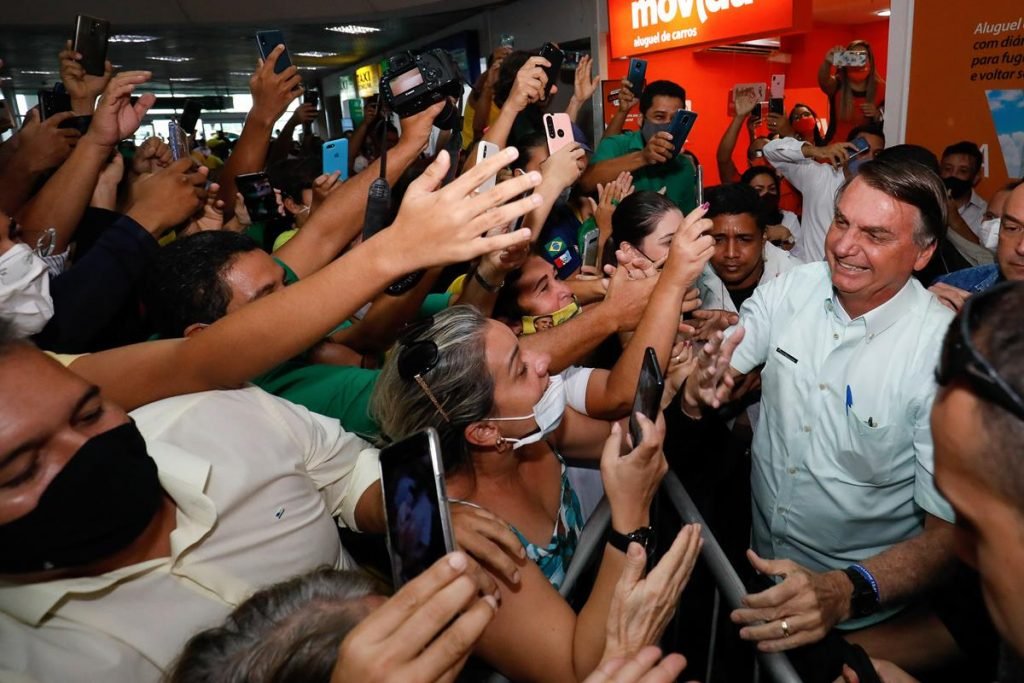 Bolsonaro chegada a Alagoas