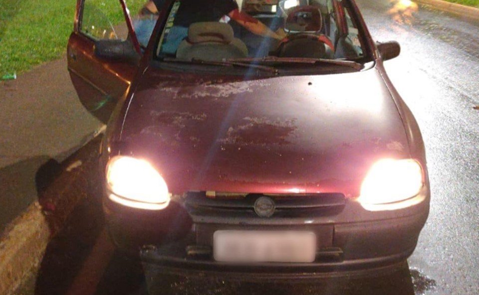 Carro apreendido