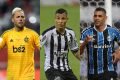 Diego Alves, Guilherme Arana e Diego Souza