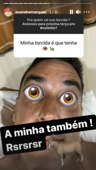 andre marques fala sobre no limite no instagram stories