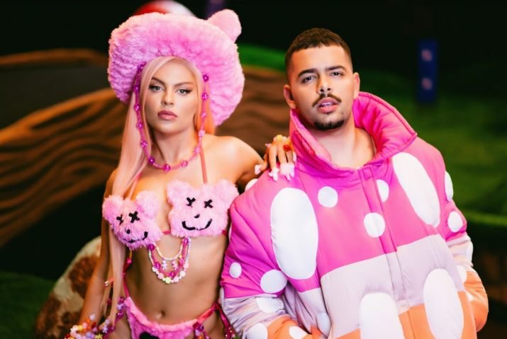 Pedro Sampaio e Luísa Sonza em clipe Atenção