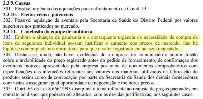 TCU aponta irregularidades na compra de EPIS pelo GDF