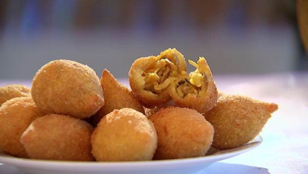 Coxinha de jaca do Café Oyá