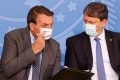 Presidente Bolsonaro e Tarc&iacute;sio Gomes de Freitas, Ministro da infraestrutura