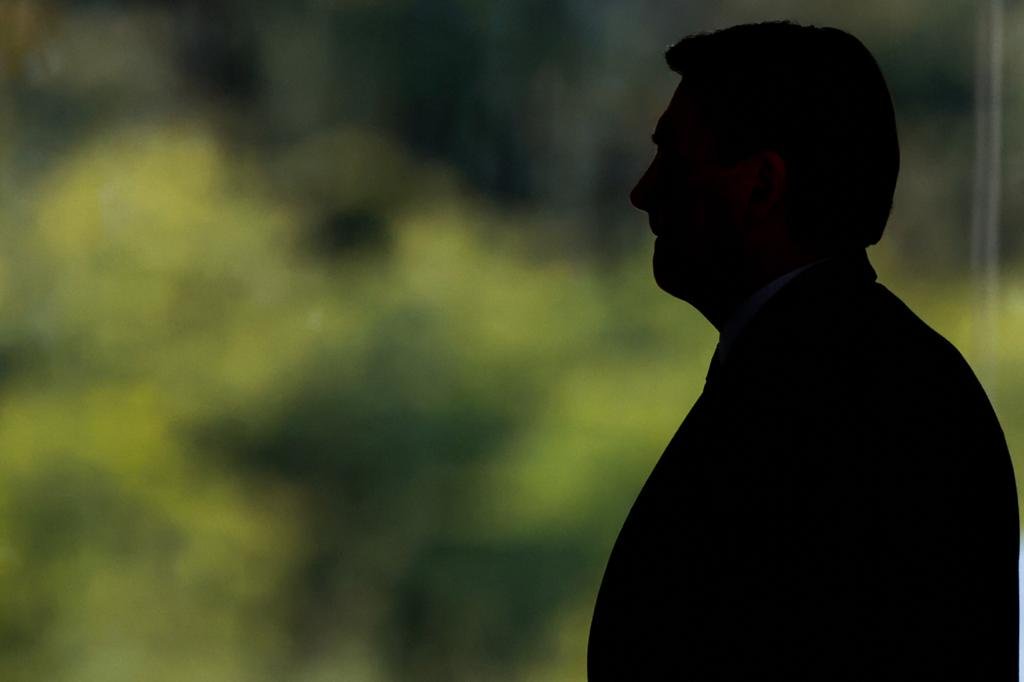 presidente jair bolsonaro durante lançamento do Programa Gigantes do Asfalto no palácio do Planalto