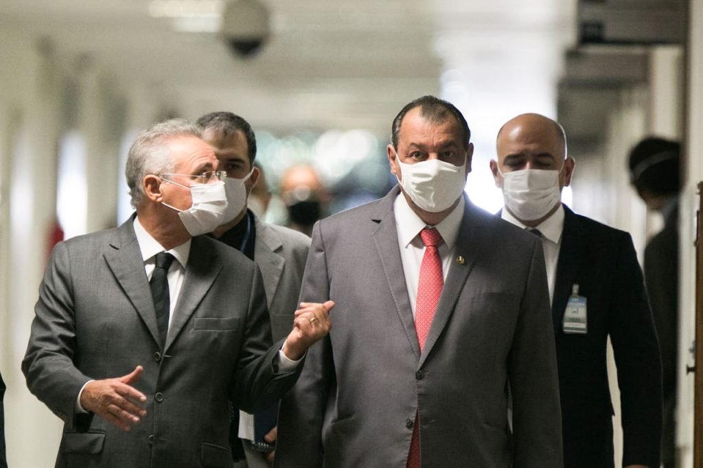 Senadores Renan Calheiros e Osmar AzizCPI COVID SENADO FEDERAL ex ministr pazuello_-3