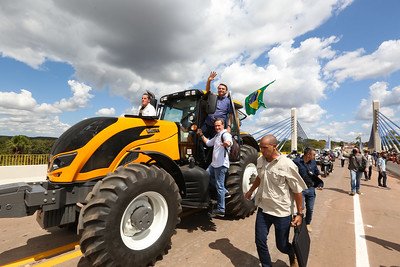 Bolsonaro em trator