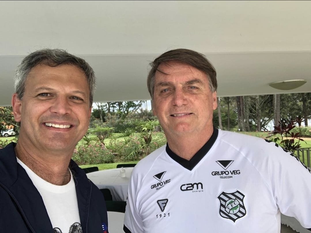 Ângelo Denicoli e Jair Bolsonaro