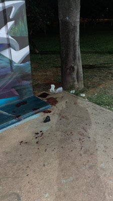 poça de sangue