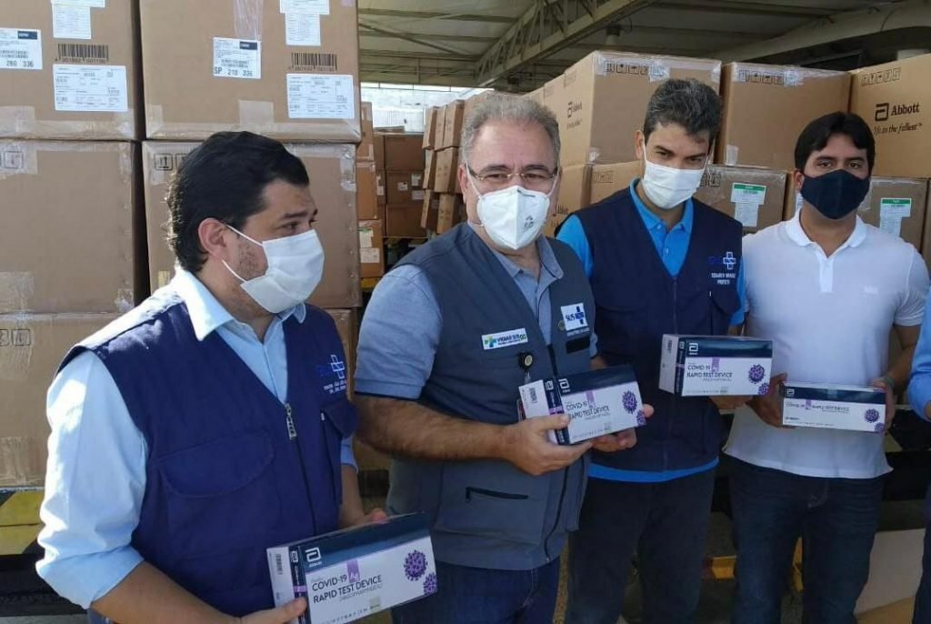 Ministério da Saúde distribui testes de Covid no Maranhão. Ação busca conter variante indiana