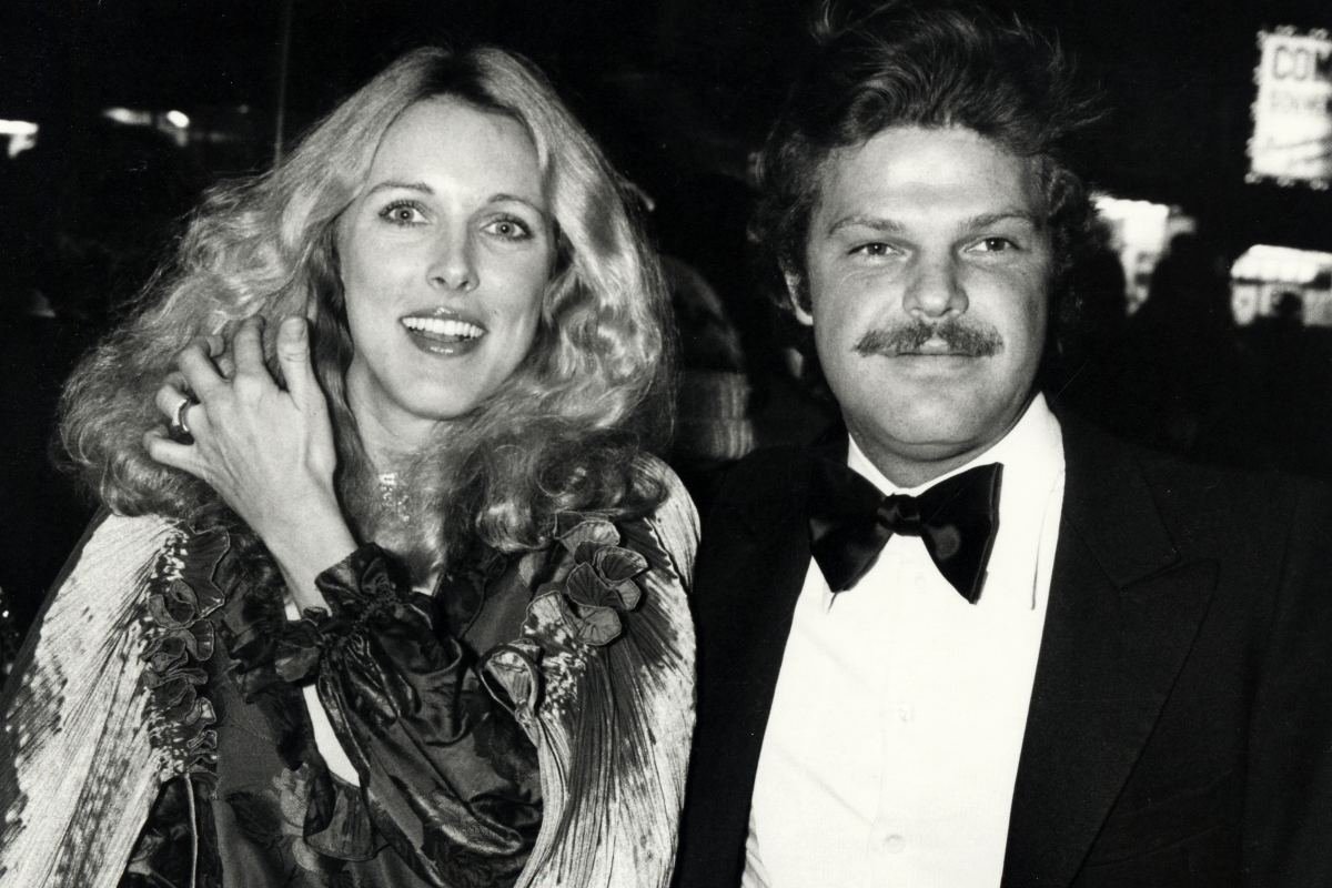 Alana Hamilton Stewart e Egon Von Furstenberg em uma festa no Studio 54