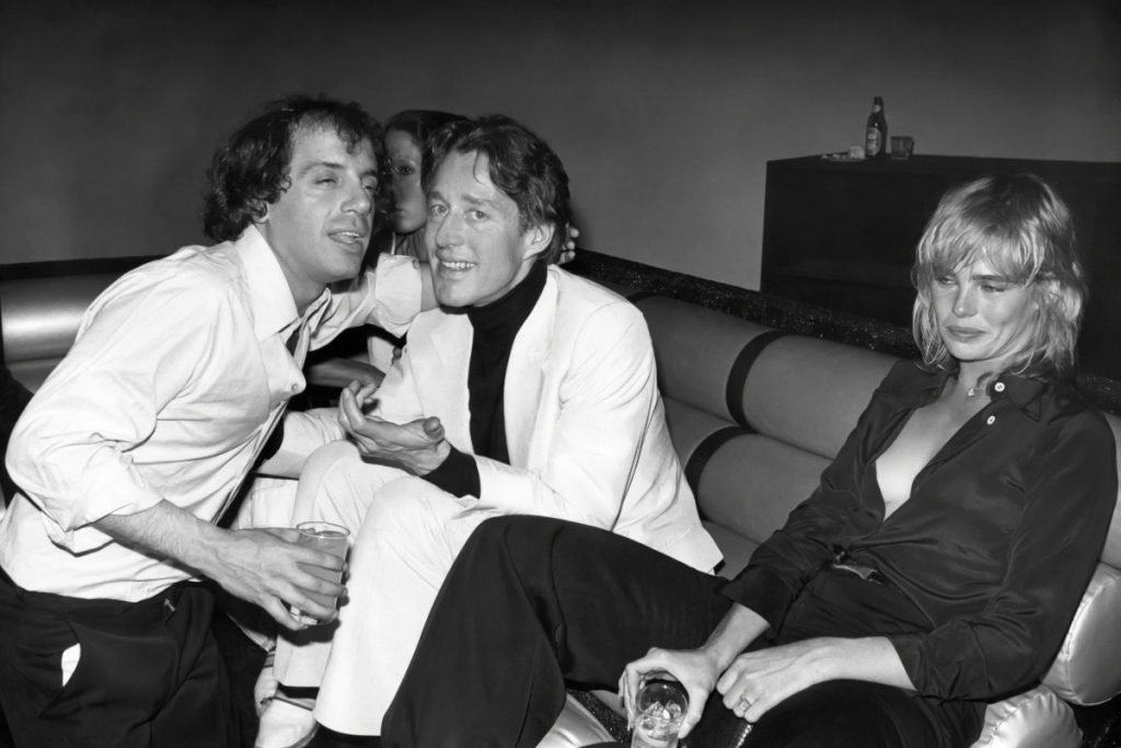 Steve Rubell, Halston e Margaux Hemingway no Studio 54