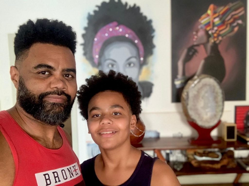 Francisco Borges e o filho Gabriel