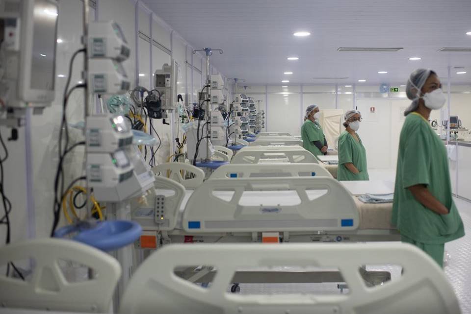 Ibaneis inaugura hospital de campanha de Ceilândia