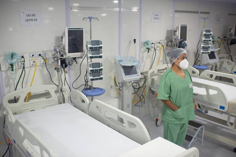 Ibaneis inaugura hospital de campanha de Ceilândia