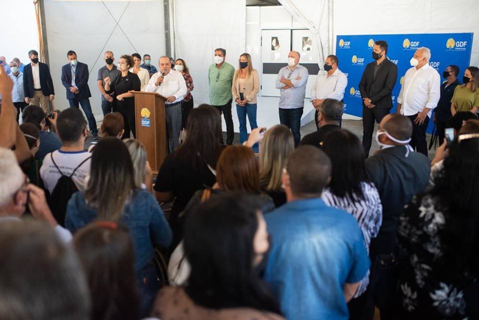 Ibaneis inaugura hospital de campanha de Ceilândia