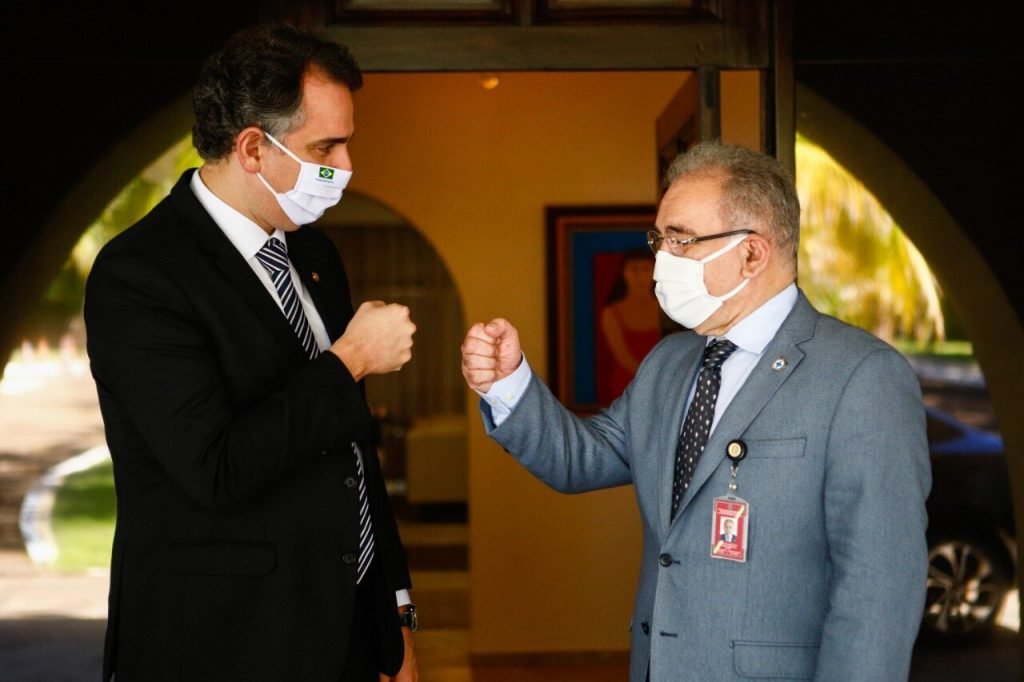 Rodrigo Pacheco e Marcelo Queiroga