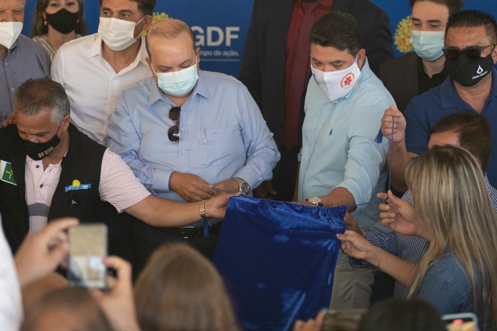 governador Ibaneis Rocha inaugura nessa manhã (26) a ponte sobre o córrego Vicente Pires