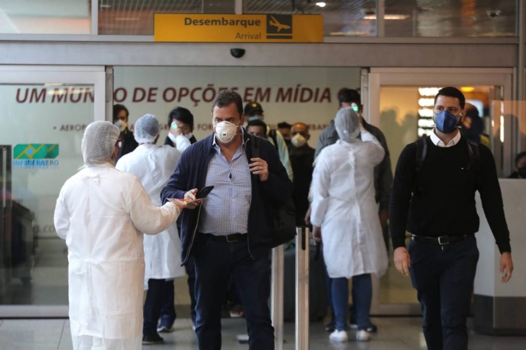 Barreira sanitária contra a Covid em CongonhasSão Paulo