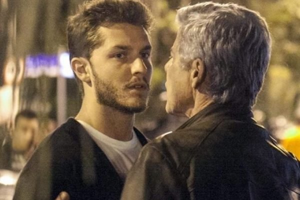 Claudio (José Mayer) e Leonardo (Klebber Toledo) em Império