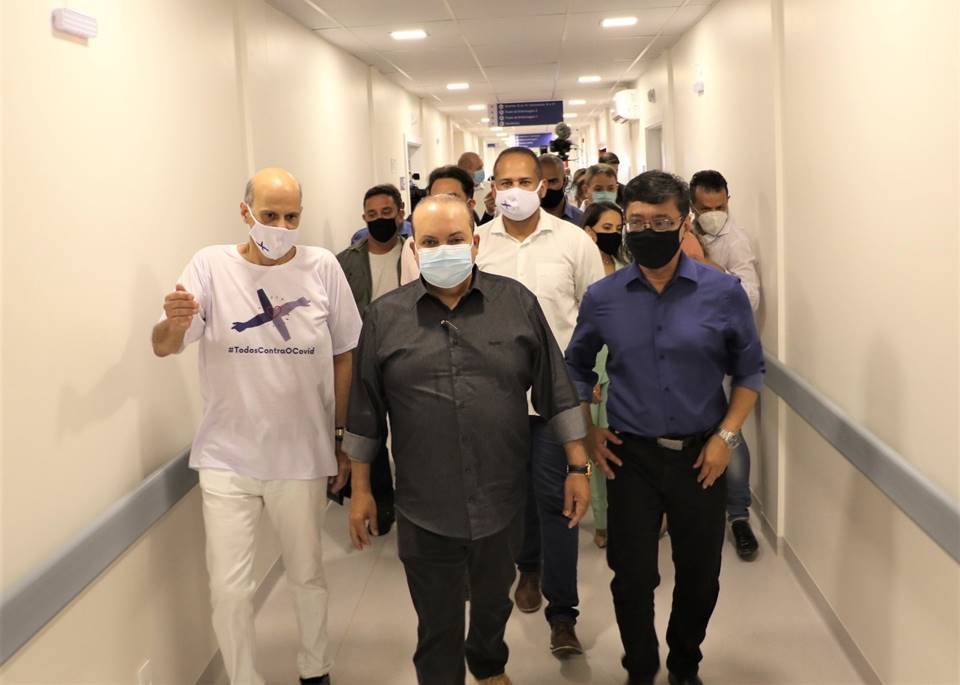 Governador Ibaneis Rocha Inaugura hospital acoplado de Samambaia