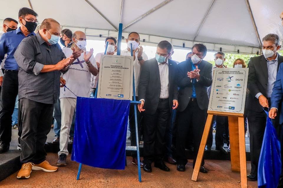 Governador Ibaneis Rocha Inaugura hospital acoplado de Samambaia