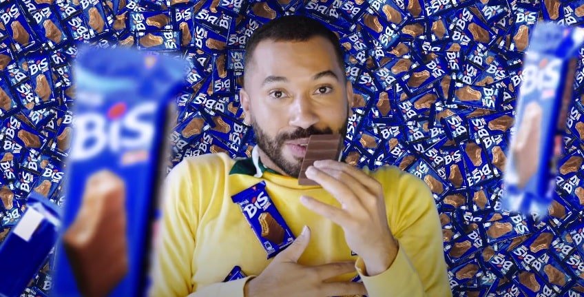 Gil do Vigor estreia como garoto-propaganda de marca de chocolates