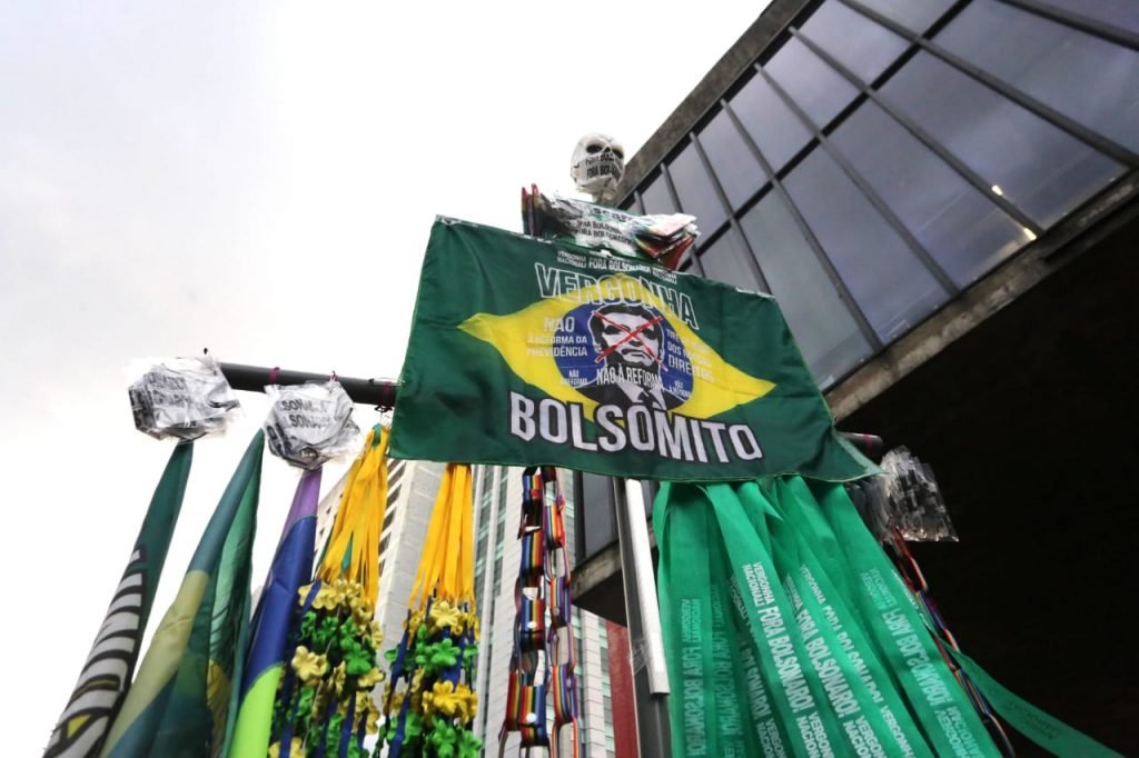 Manifestação contra o presidente Jair Bolsonaro em São Paulo3
