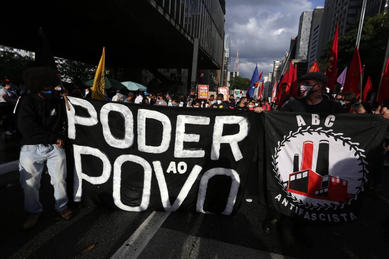 Manifestação Av. Paulista 24mai2017-232, Manifestação con…