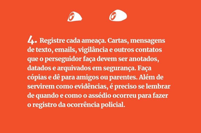 Dicas de prevenção ao stalking