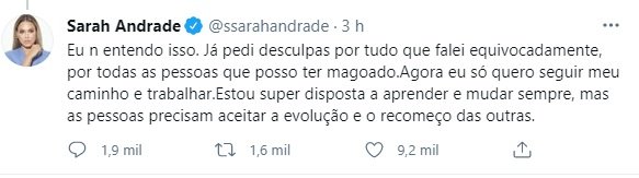 Sarah reclama de ataques