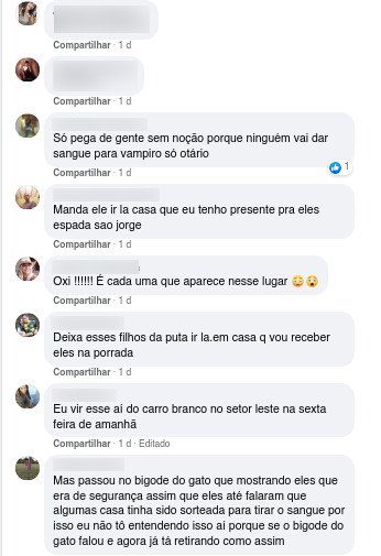 comentários