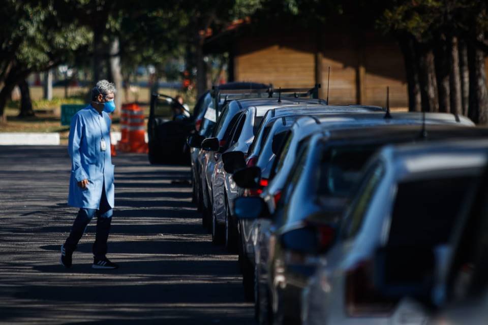 Vacinação no Parque da Cidade para pessoas com 59 anos
