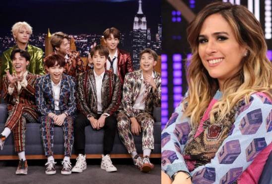 Tata Werneck Tenta Entrevista Com Bts E Fas Vibram Pararia O Brasil