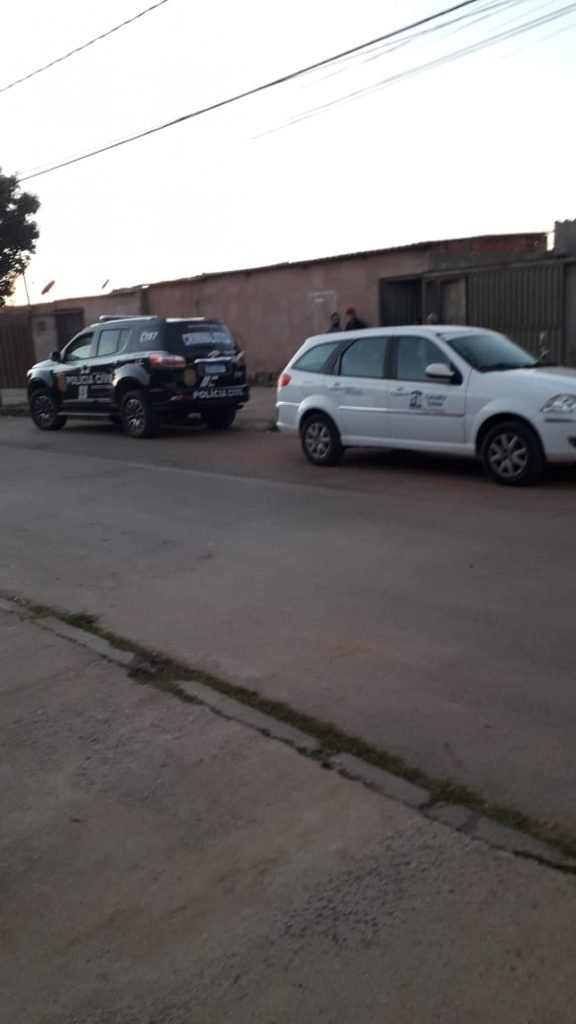PCDF em local de feminicidio