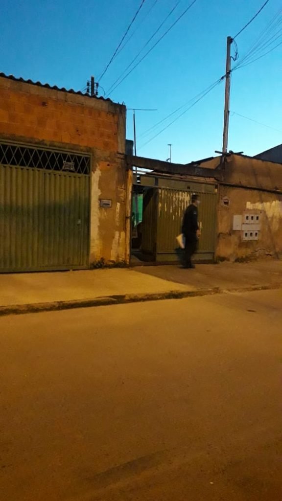 PCDF em local de feminicidio
