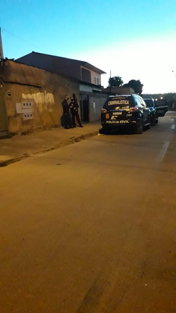PCDF em local de feminicidio