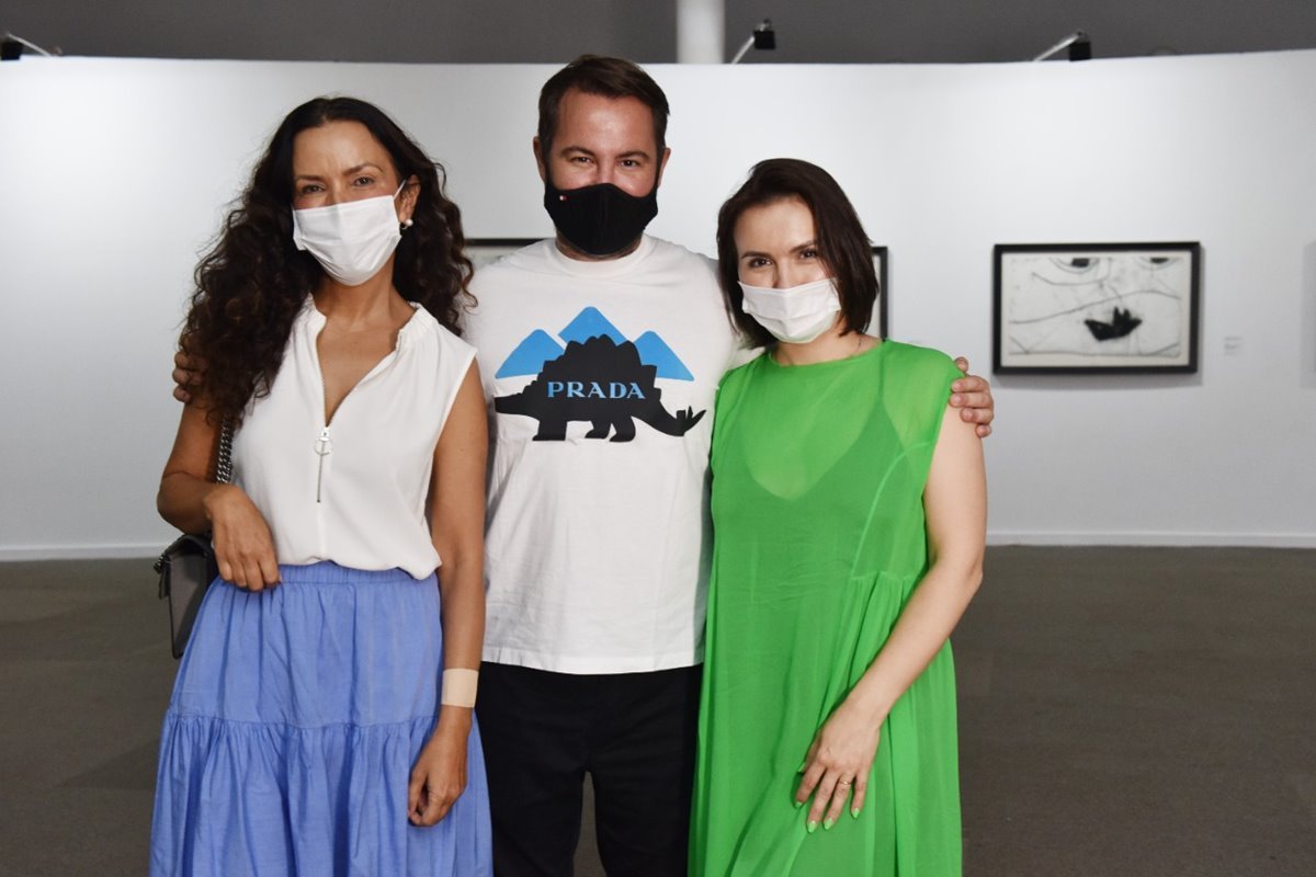 Claudia Meireles, Marcos Amaro e Ksenia Kogan Amaro
