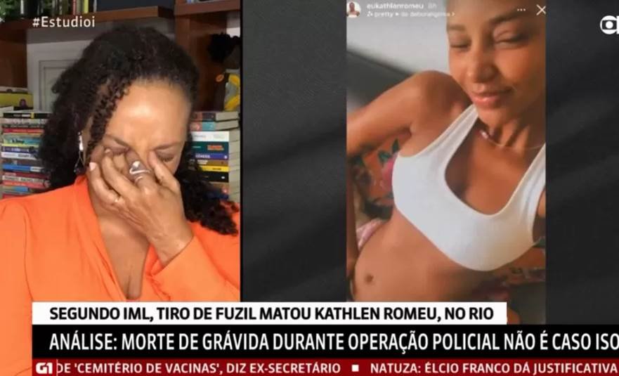 Repórter da GloboNews se emociona ao vivo ao noticiar morte de