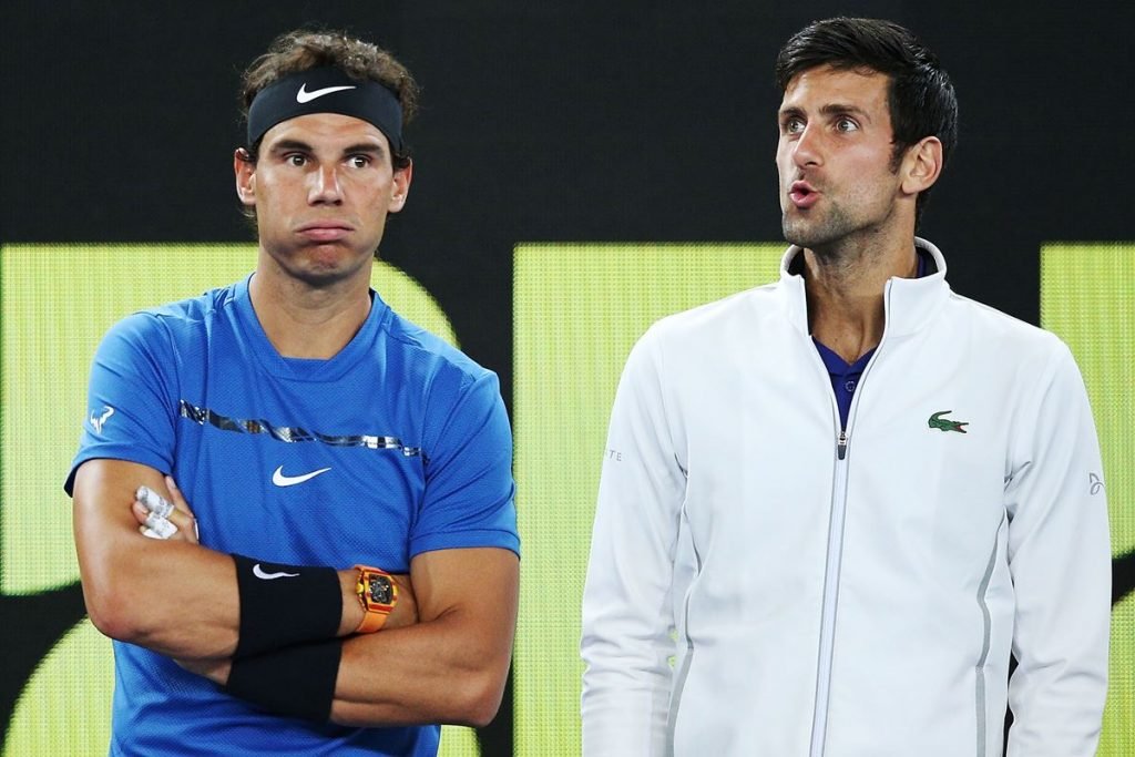 Rafael Nadal e Novak Djokovic