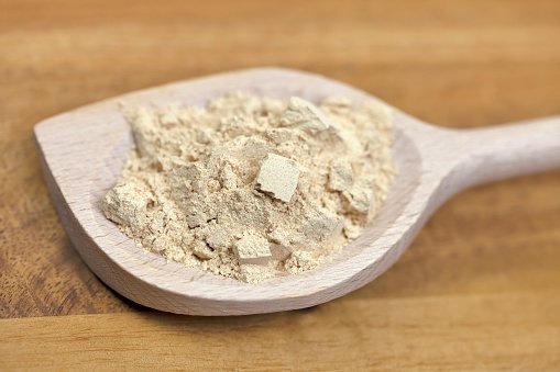 colher com pó de maca peruana