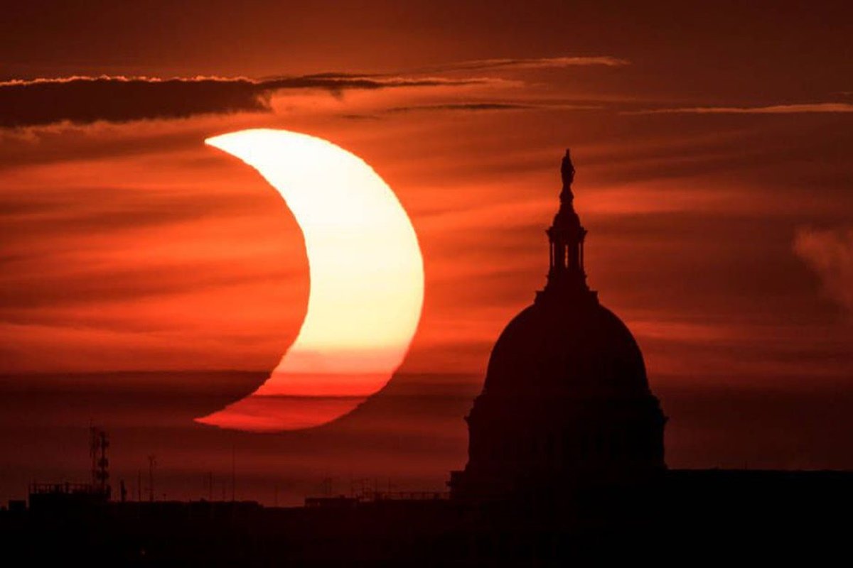 Confira fotos do eclipse solar nos Estados Unidos