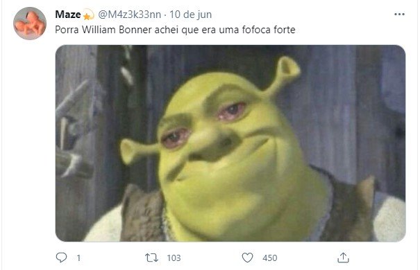 Tweet sobre William Bonner