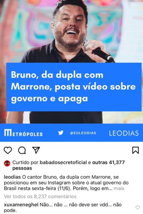 Xuxa e Bruno e Marrone