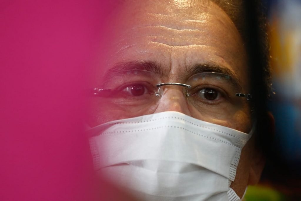 Médico Marcelo Queiroga, ministro da Saúde do Brasil