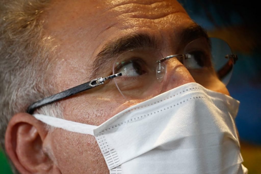 Médico Marcelo Queiroga, ministro da Saúde do Brasil