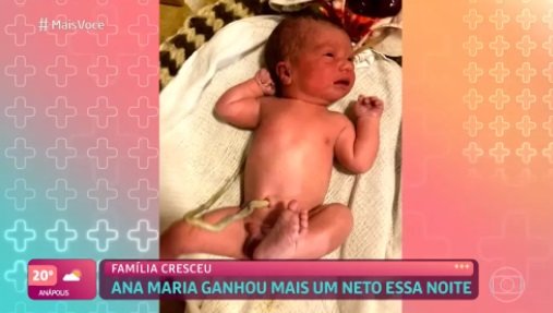 Nasce quarto neto de Ana Maria Braga