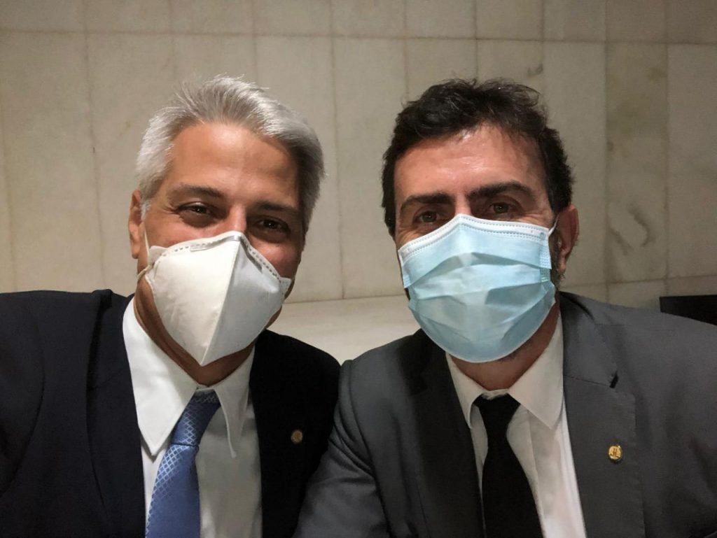 Alessandro Molon e Marcelo Freixo