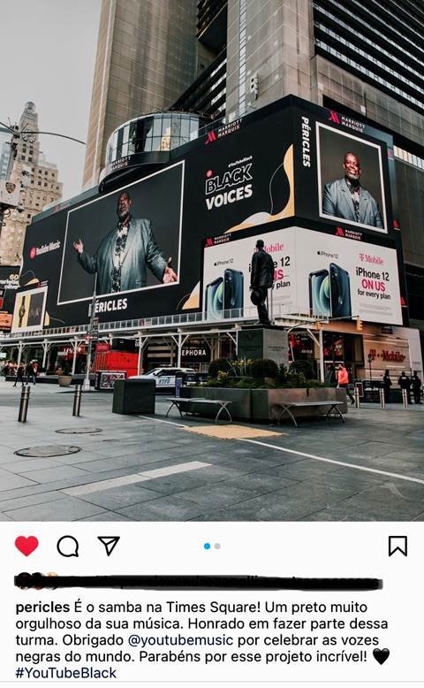 Péricles na Times Square